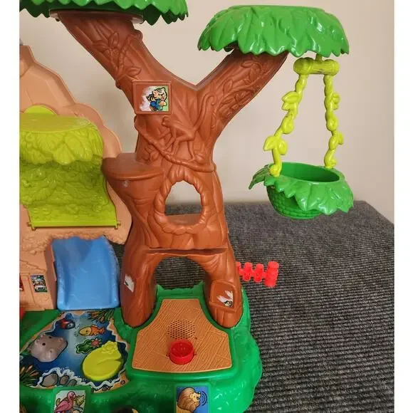 Fisher-Price Little People Zoo Talkers Animal Sounds Jungle Playset - Picture 3 of 6